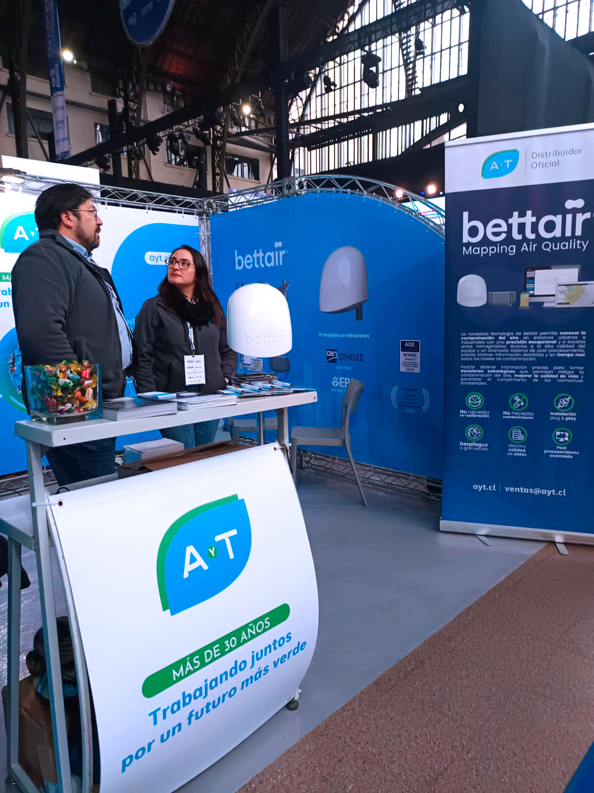 AyT en Smart City Expo Santiago: Revolución del monitoreo ambiental inteligente